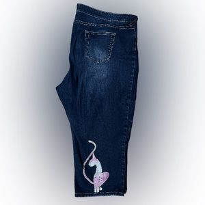 Baby Phat cropped jeans size 24